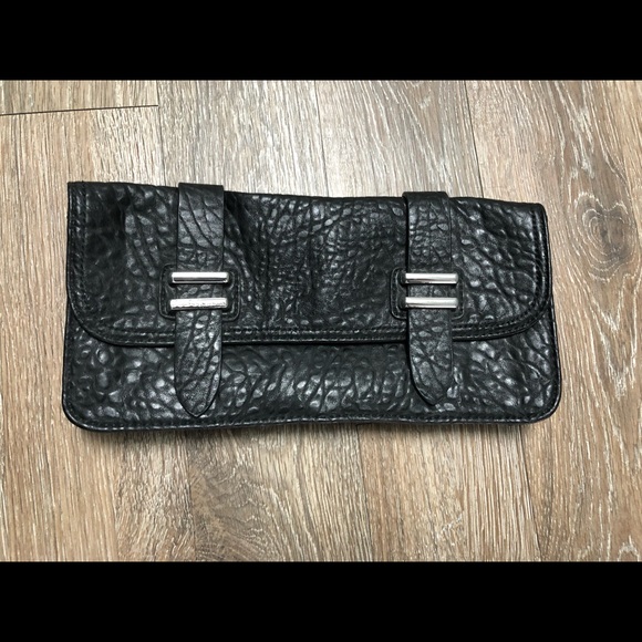 BCBGeneration black “leather” clutch - Picture 1 of 4